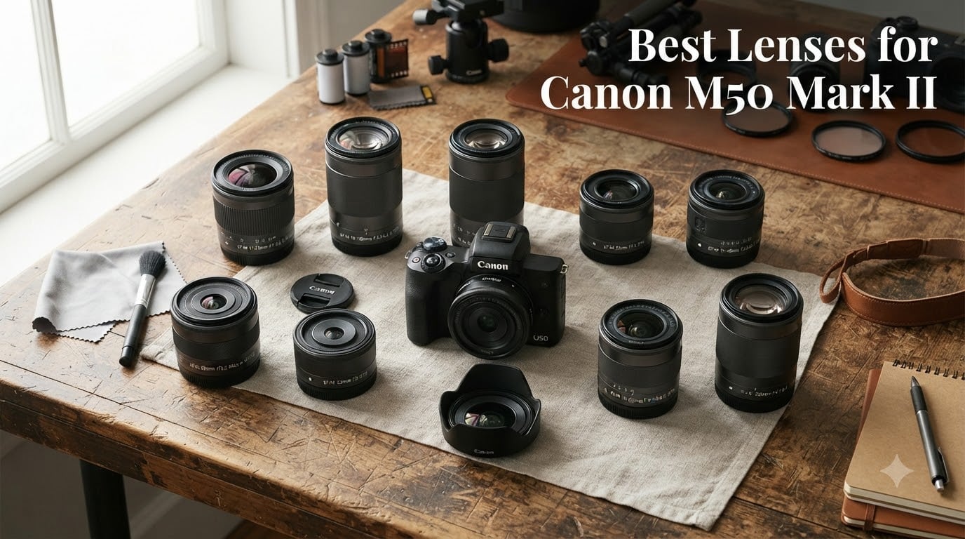 Best Lenses for Canon M50 Mark II