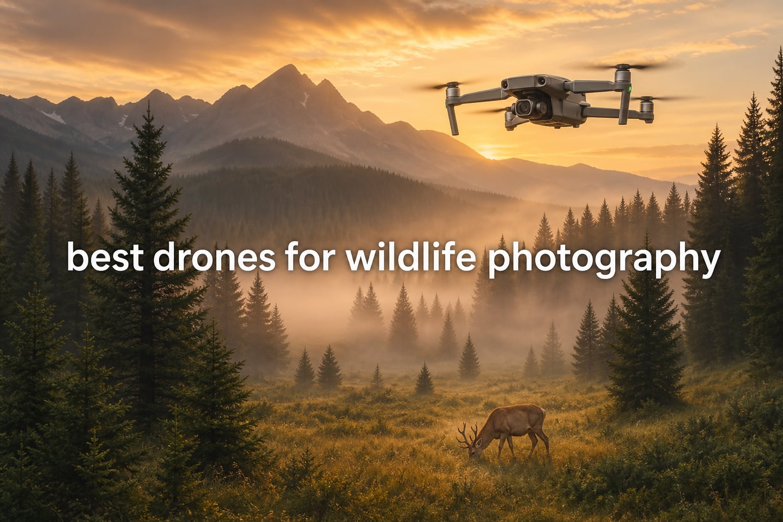 best drones for wildlife photography