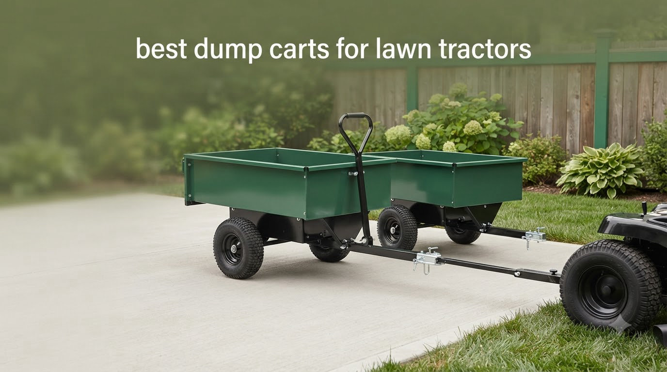 best dump carts for lawn tractors