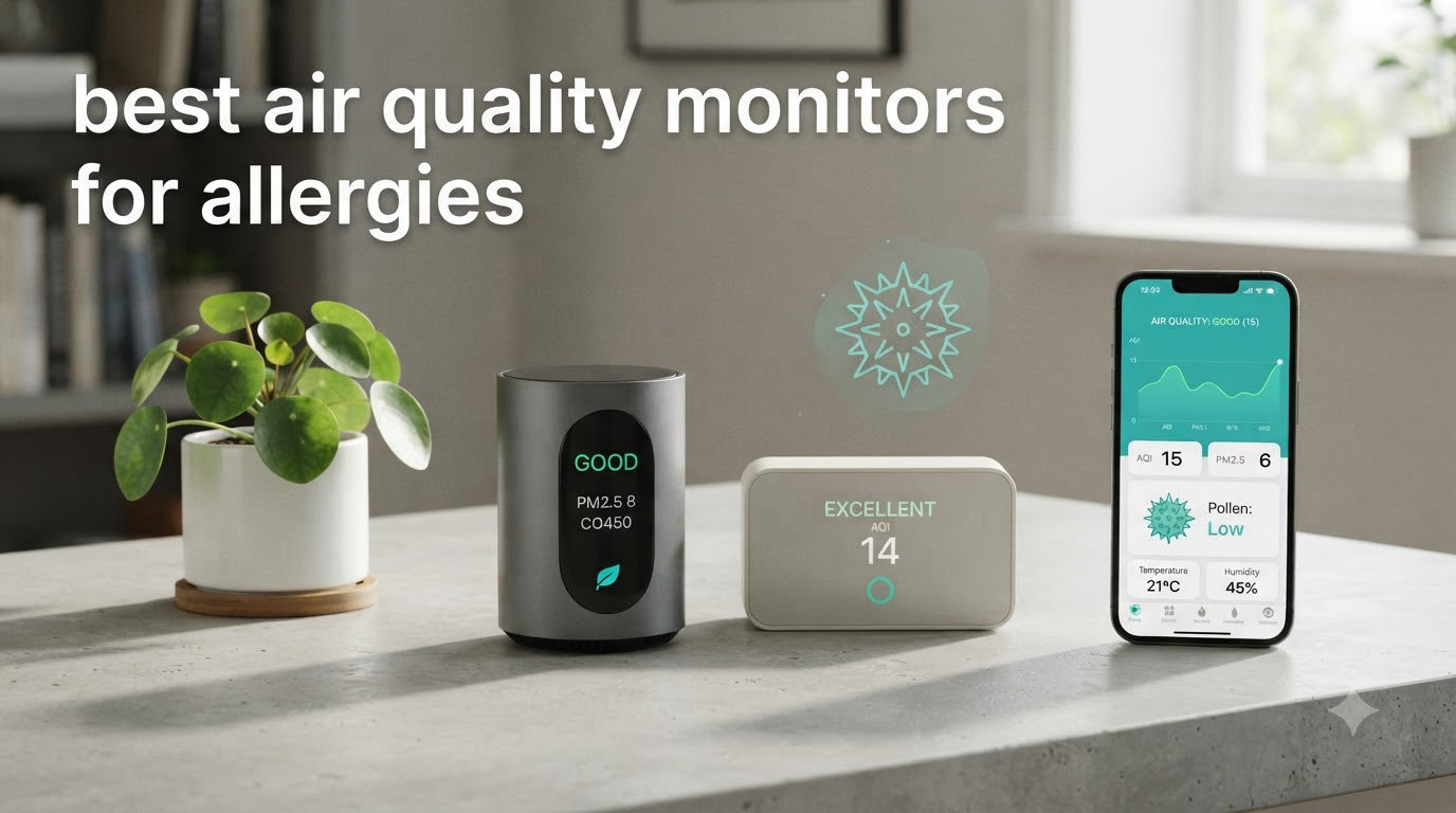best air quality monitors for allergies