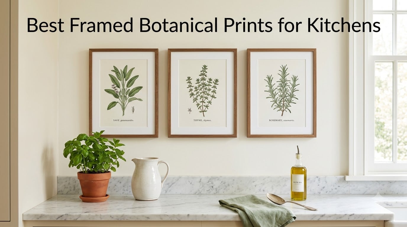 Best Framed Botanical Prints for Kitchens