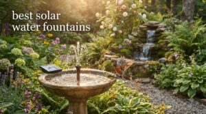 best solar water fountains