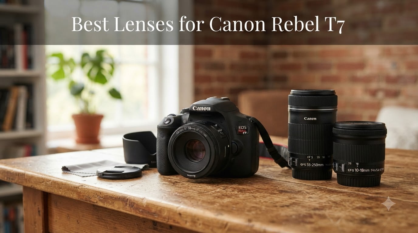 Best Lenses for Canon Rebel T7
