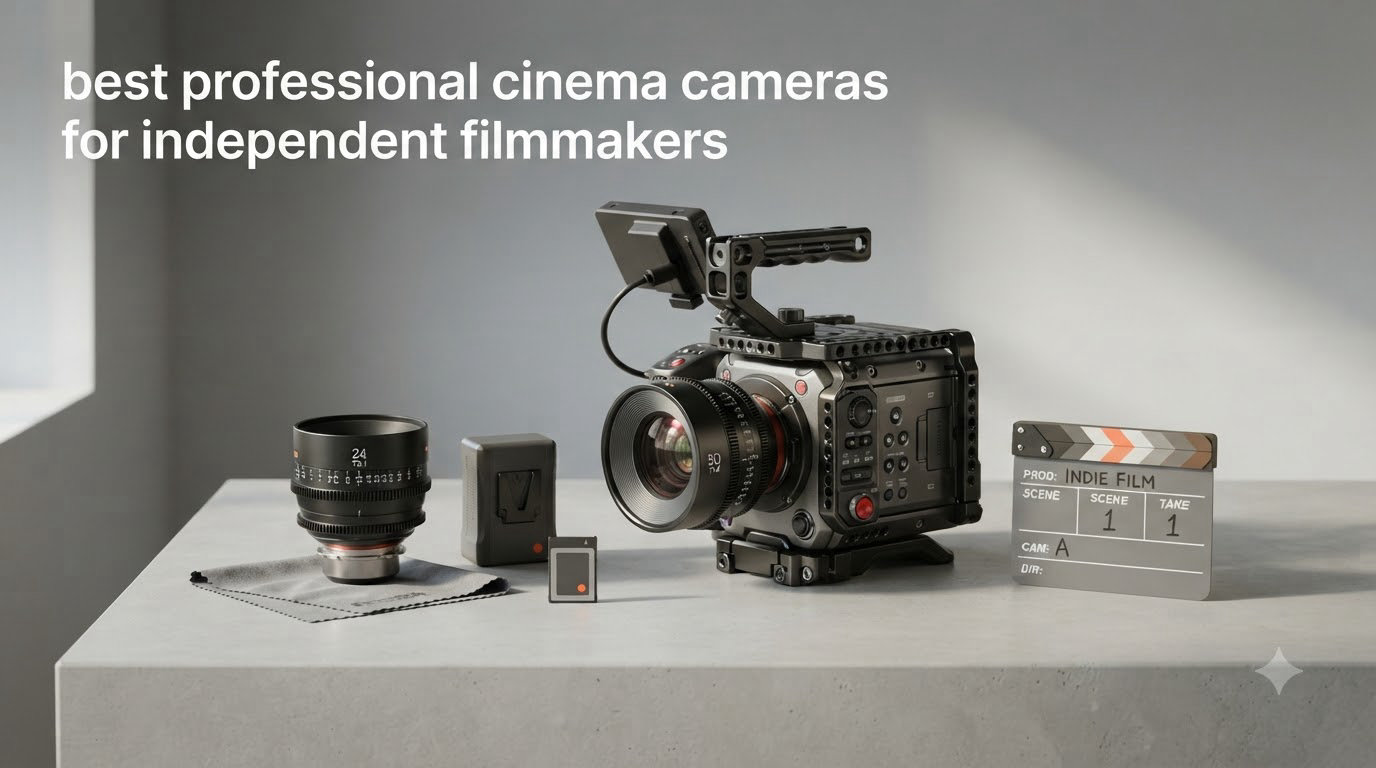 best professional cinema cameras for independent filmmakers