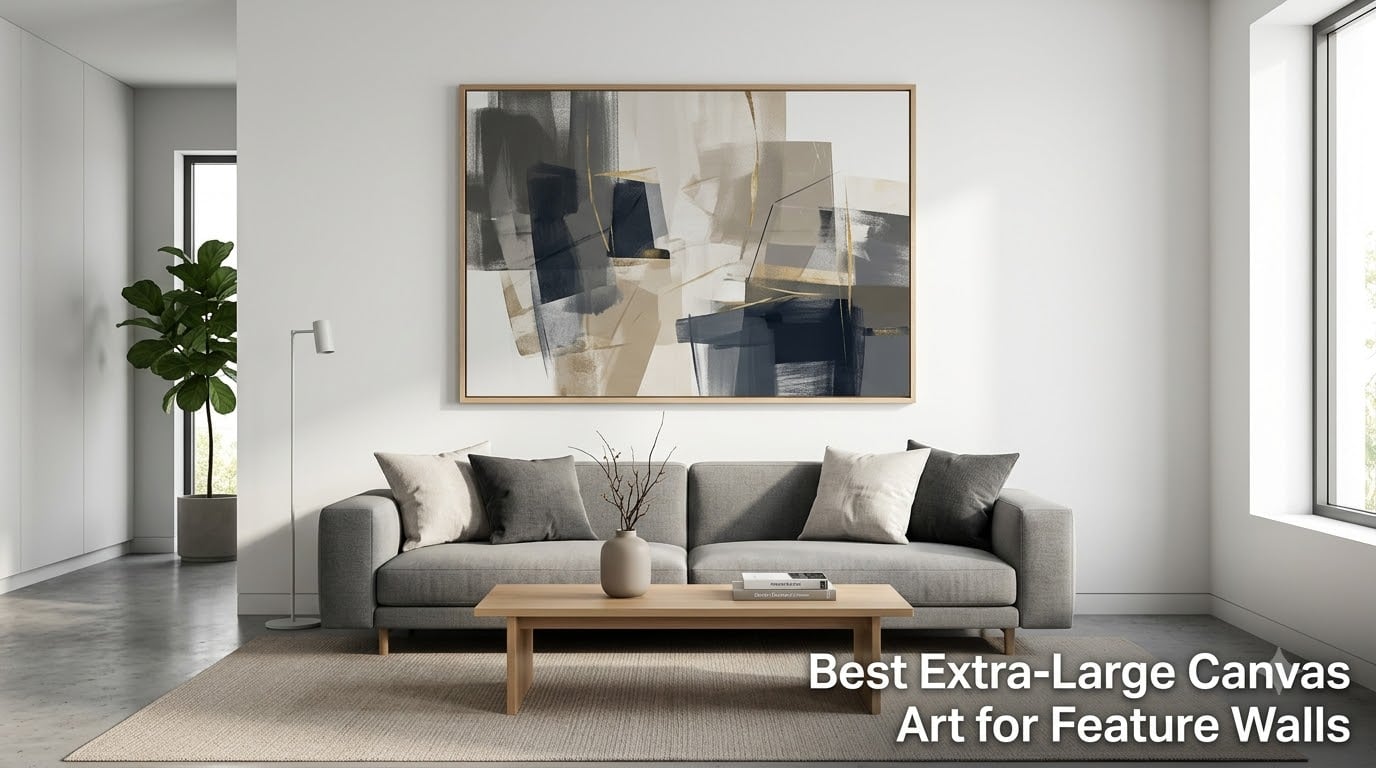 Best Extra-Large Canvas Art for Feature Walls
