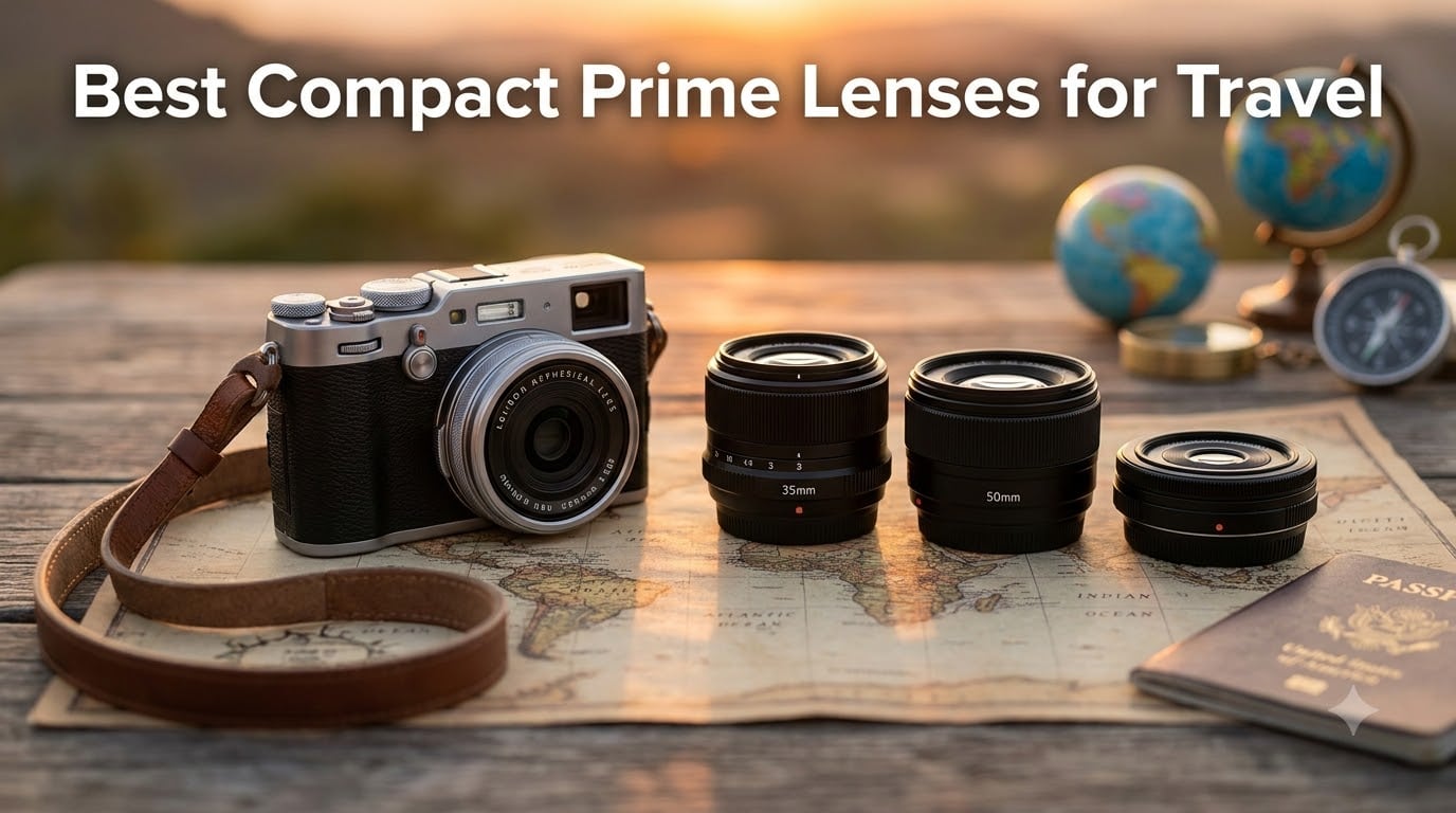 Best Compact Prime Lenses for Travel