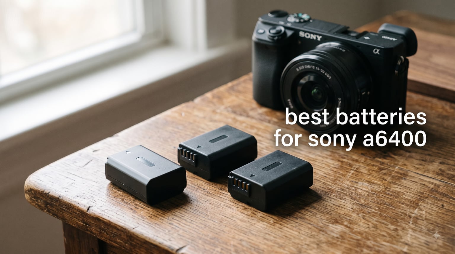 best batteries for sony a6400