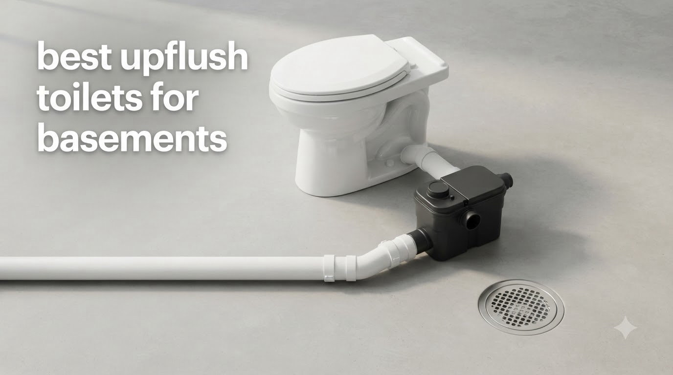 best upflush toilets for basements