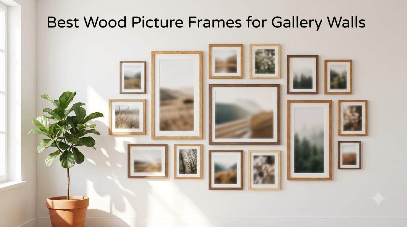 Best Wood Picture Frames for Gallery Walls