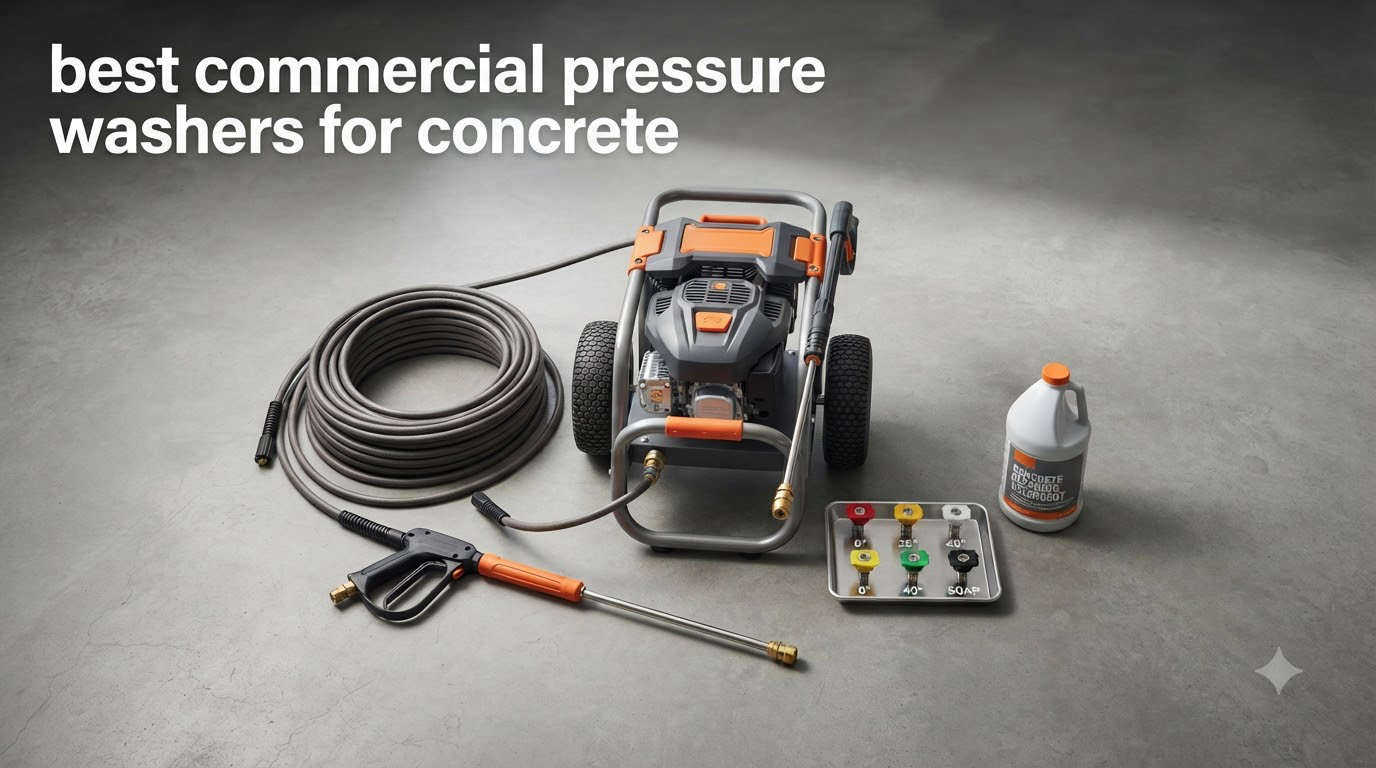 best commercial pressure washers for concrete