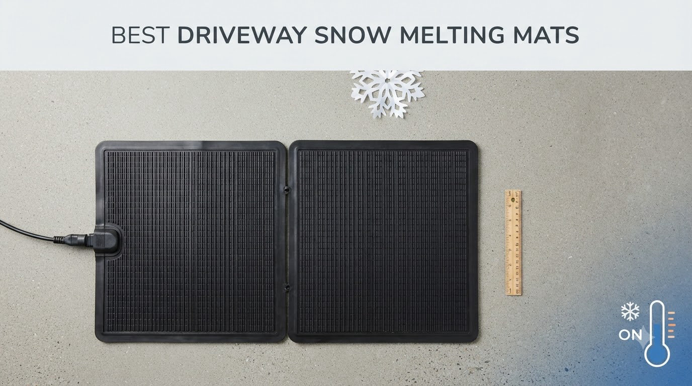best driveway snow melting mats