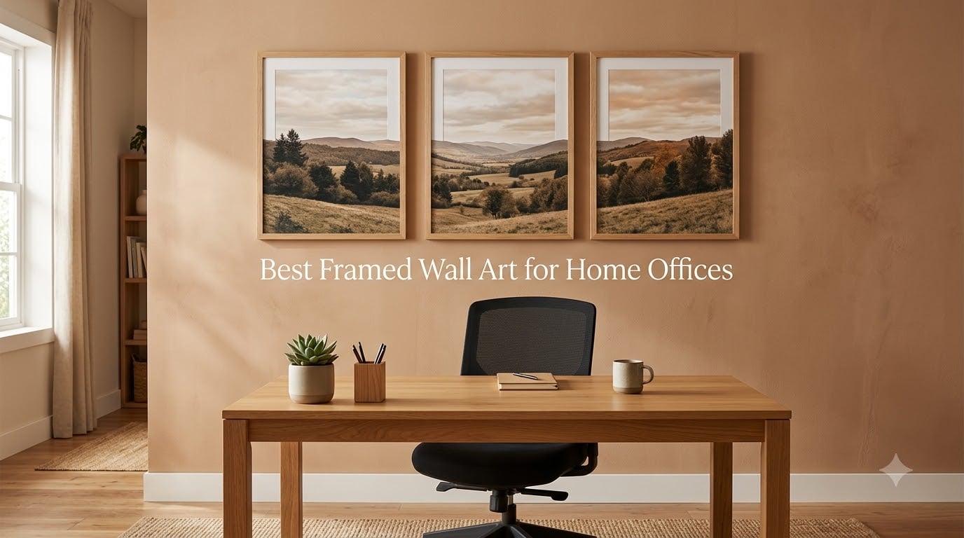 Best Framed Wall Art for Home Offices