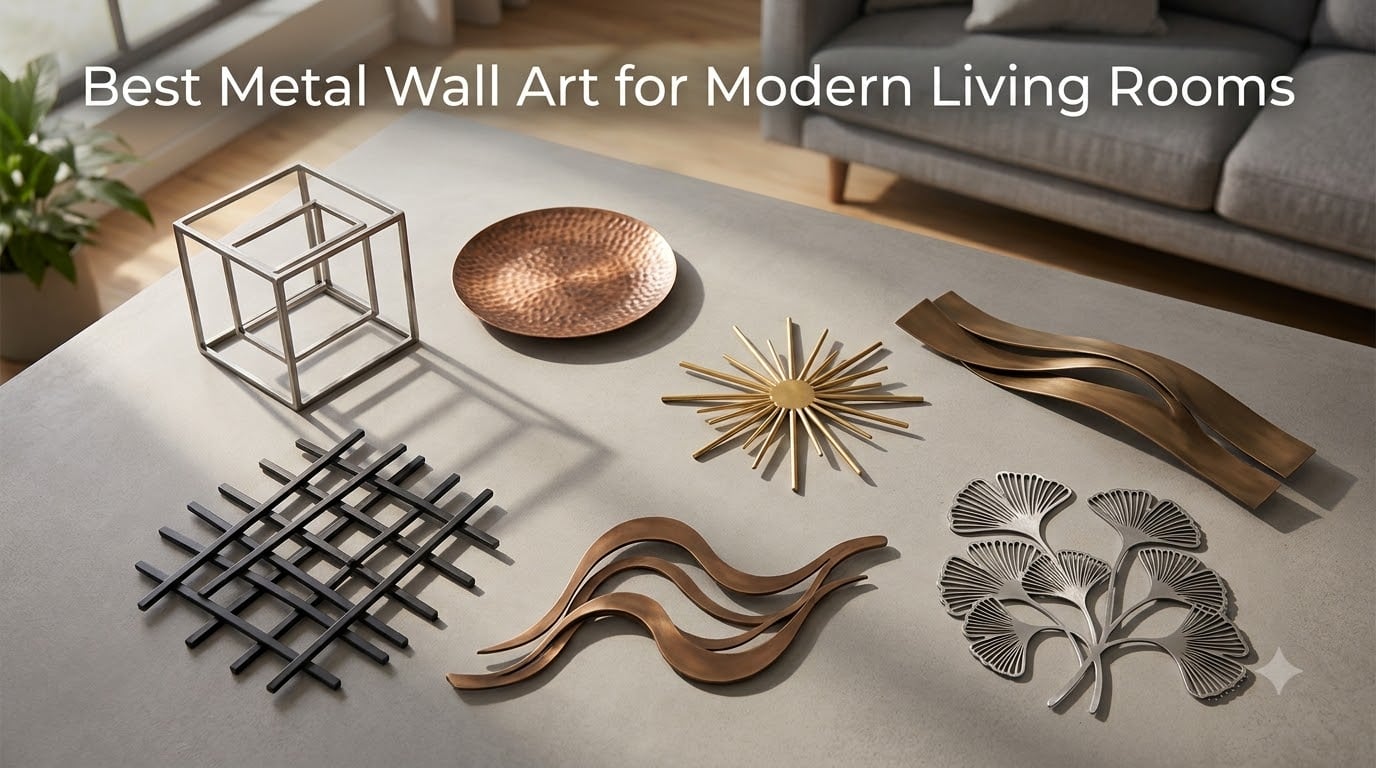 Best Metal Wall Art for Modern Living Rooms