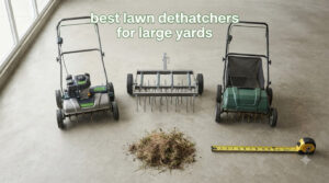 best lawn dethatchers for large yards