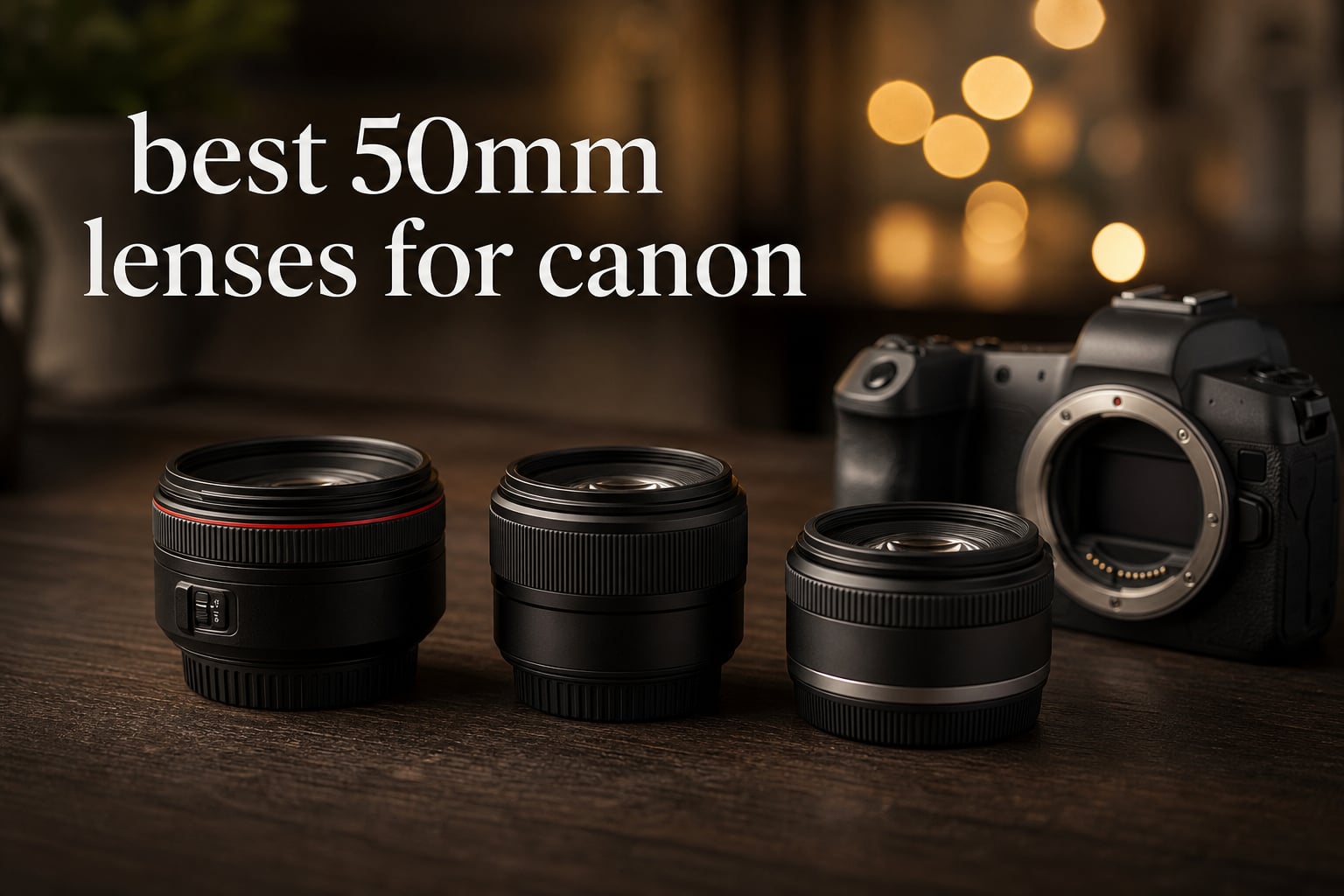best 50mm lenses for canon