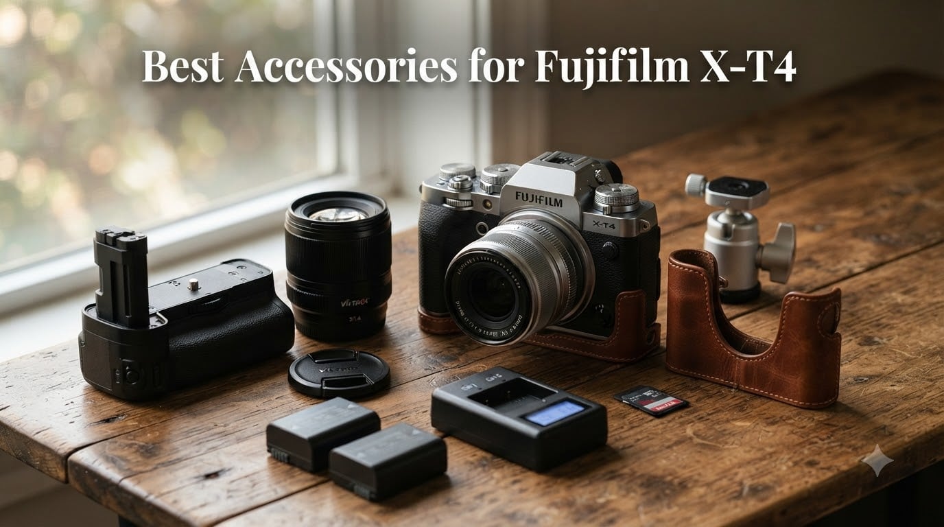 Best Accessories for Fujifilm X-T4