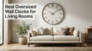 Best Oversized Wall Clocks for Living Rooms