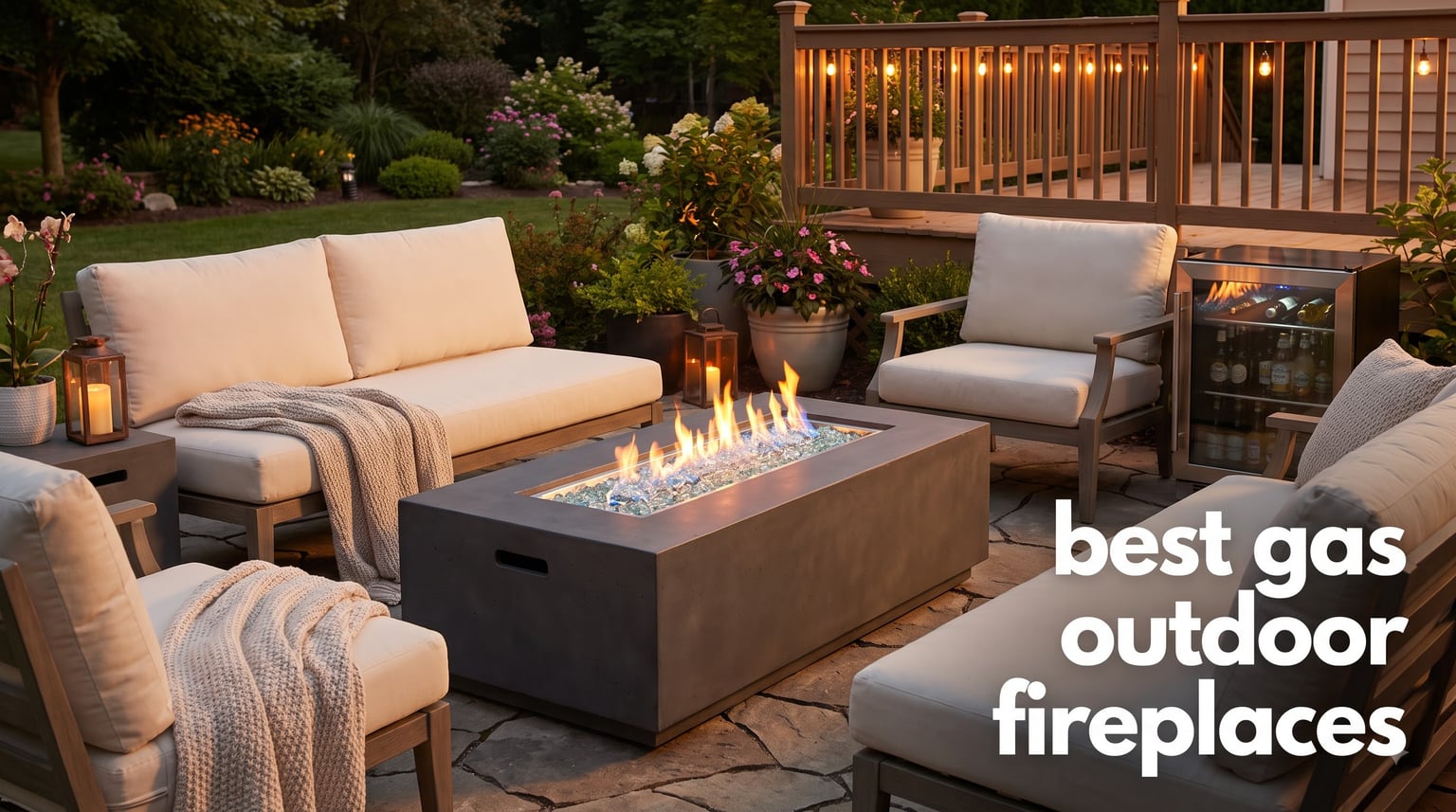 best gas outdoor fireplaces
