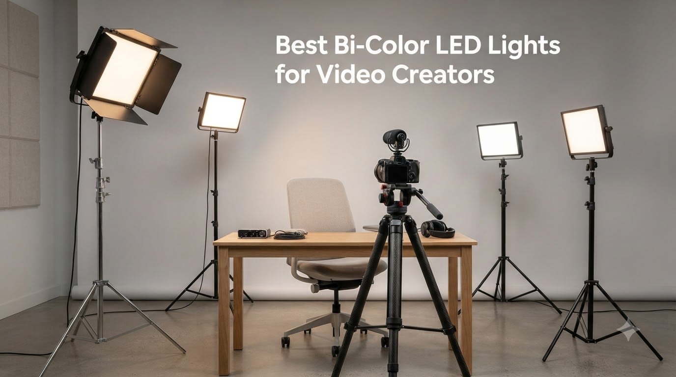 Best Bi-Color LED Lights for Video Creators