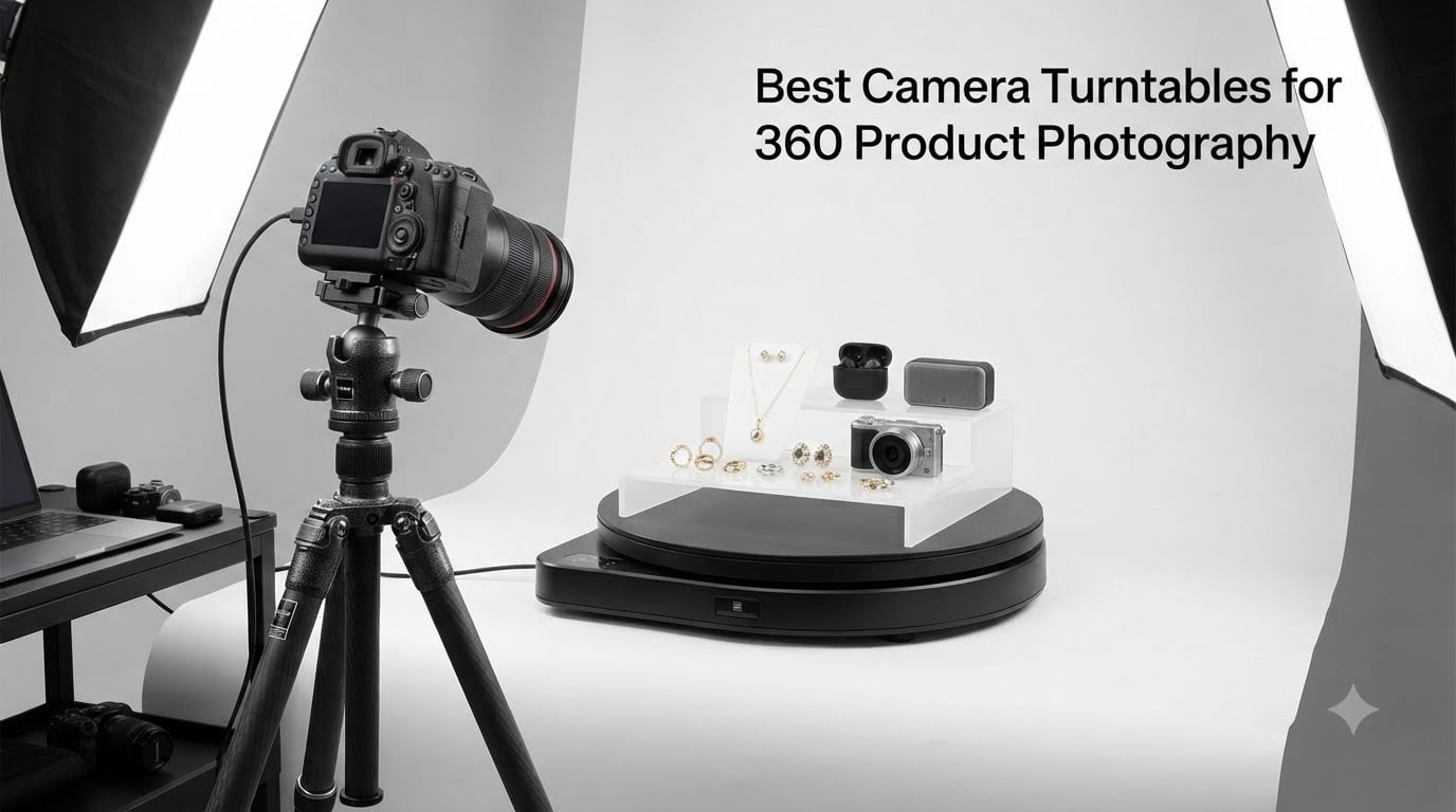 Best Camera Turntables for 360 Product Photography