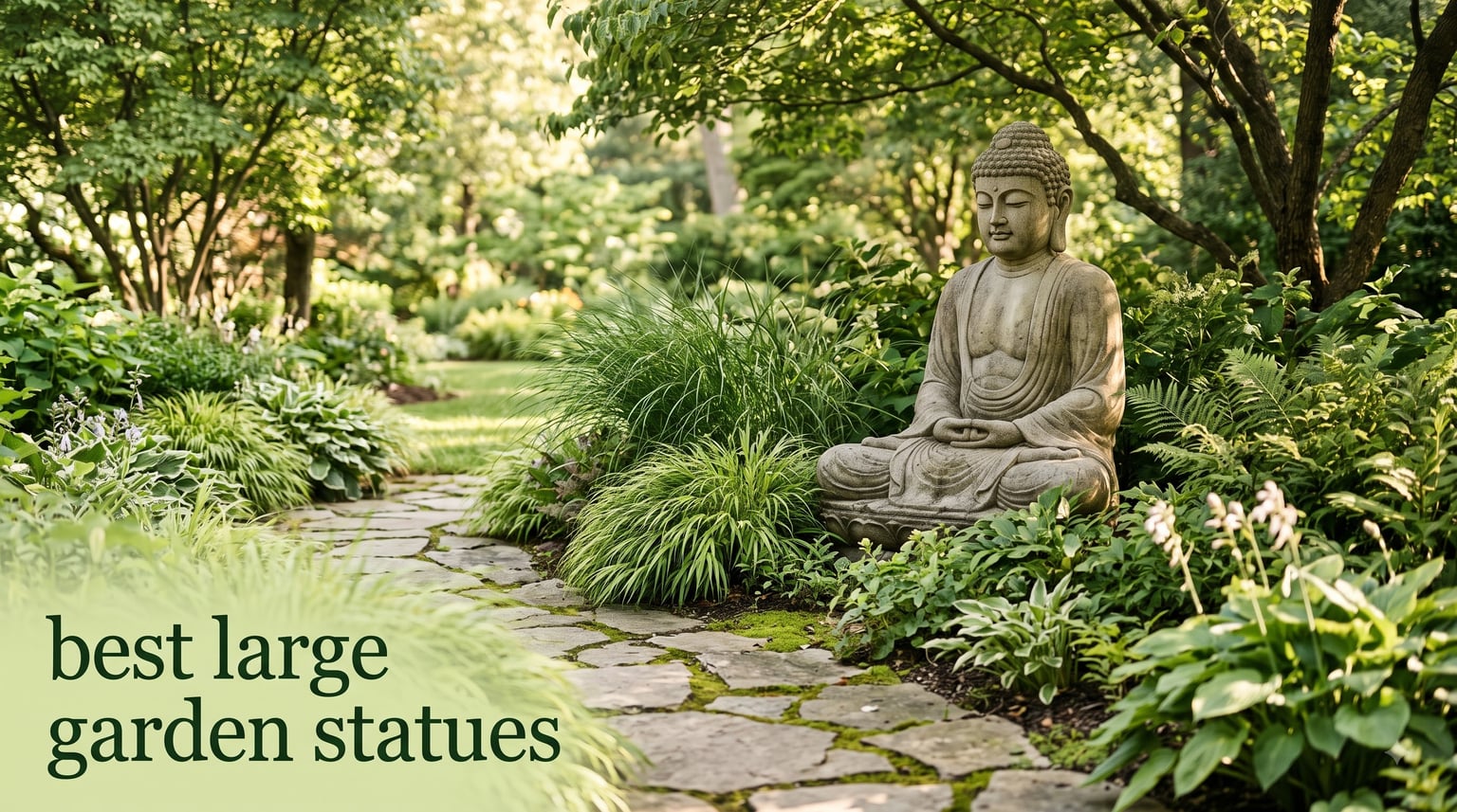 best large garden statues