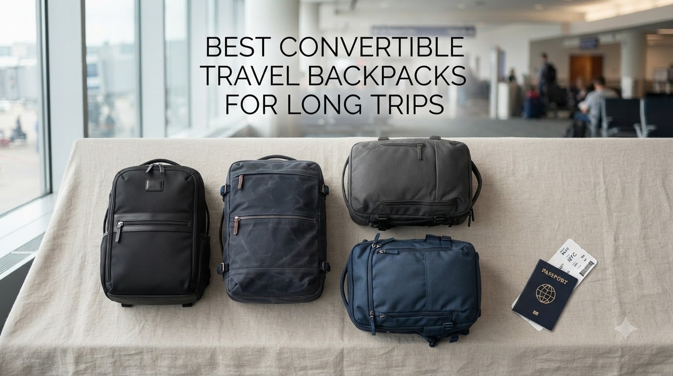 Best Convertible Travel Backpacks for Long Trips