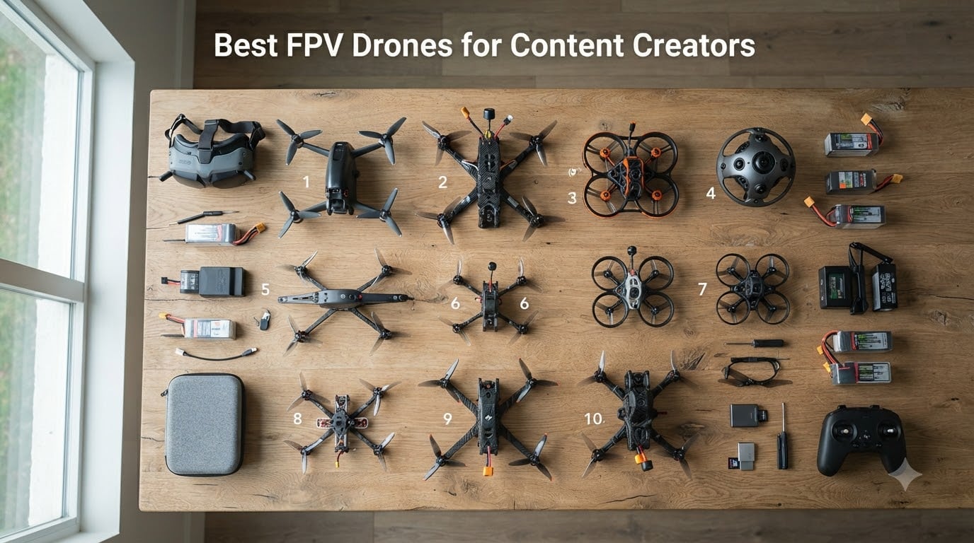 Best FPV Drones for Content Creators