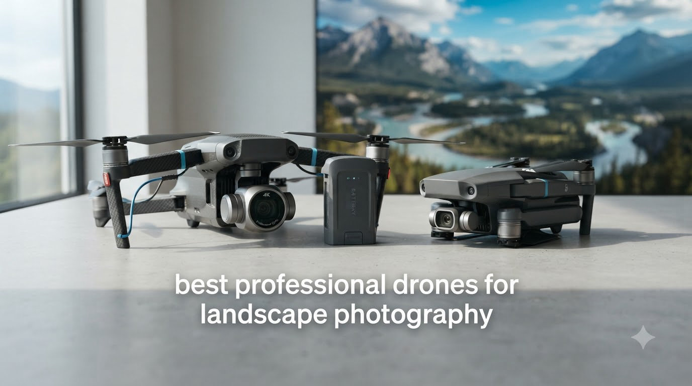 best professional drones for landscape photography