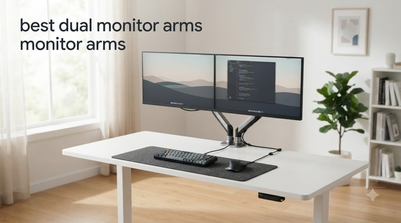 best dual monitor arms