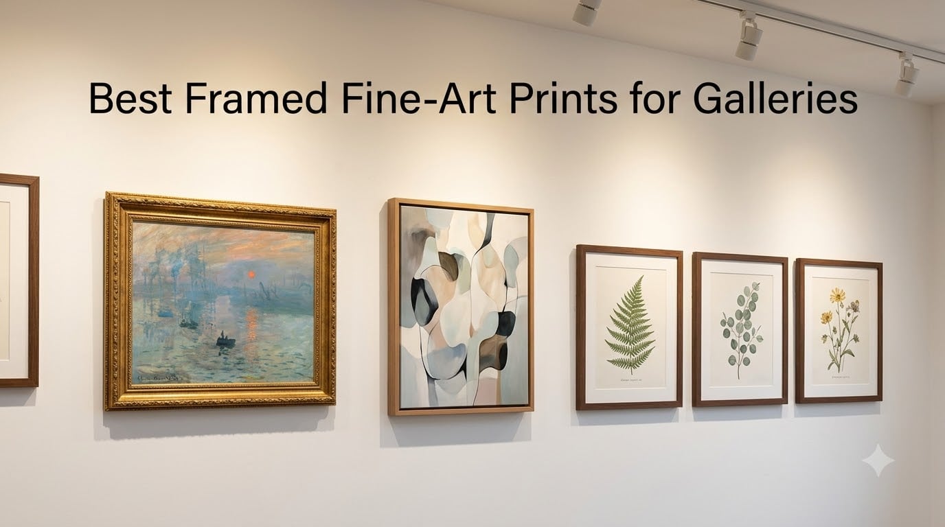 Best Framed Fine-Art Prints for Galleries