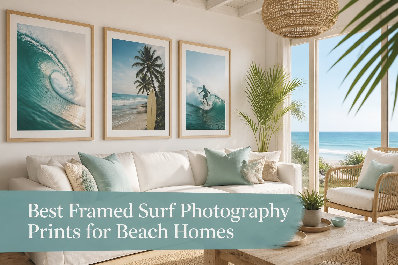Best Framed Surf Photography Prints for Beach Homes