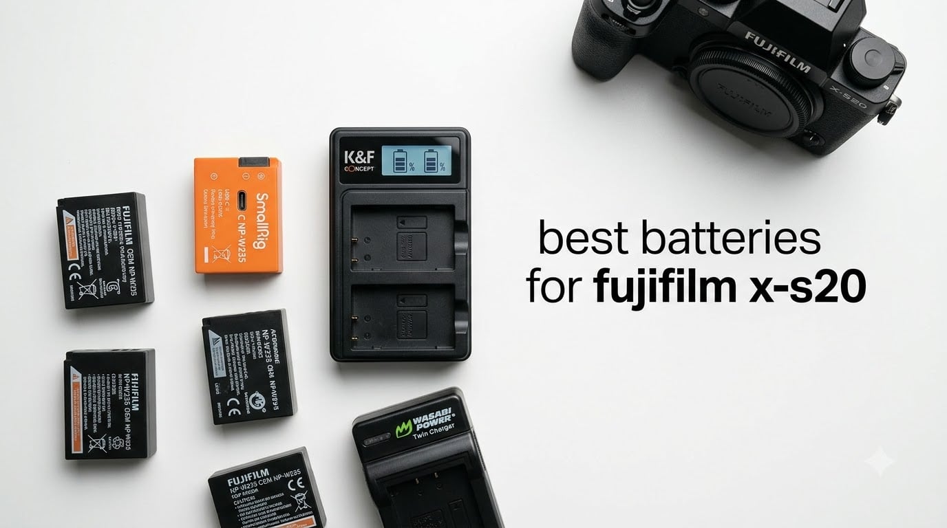 best batteries for fujifilm x-s20