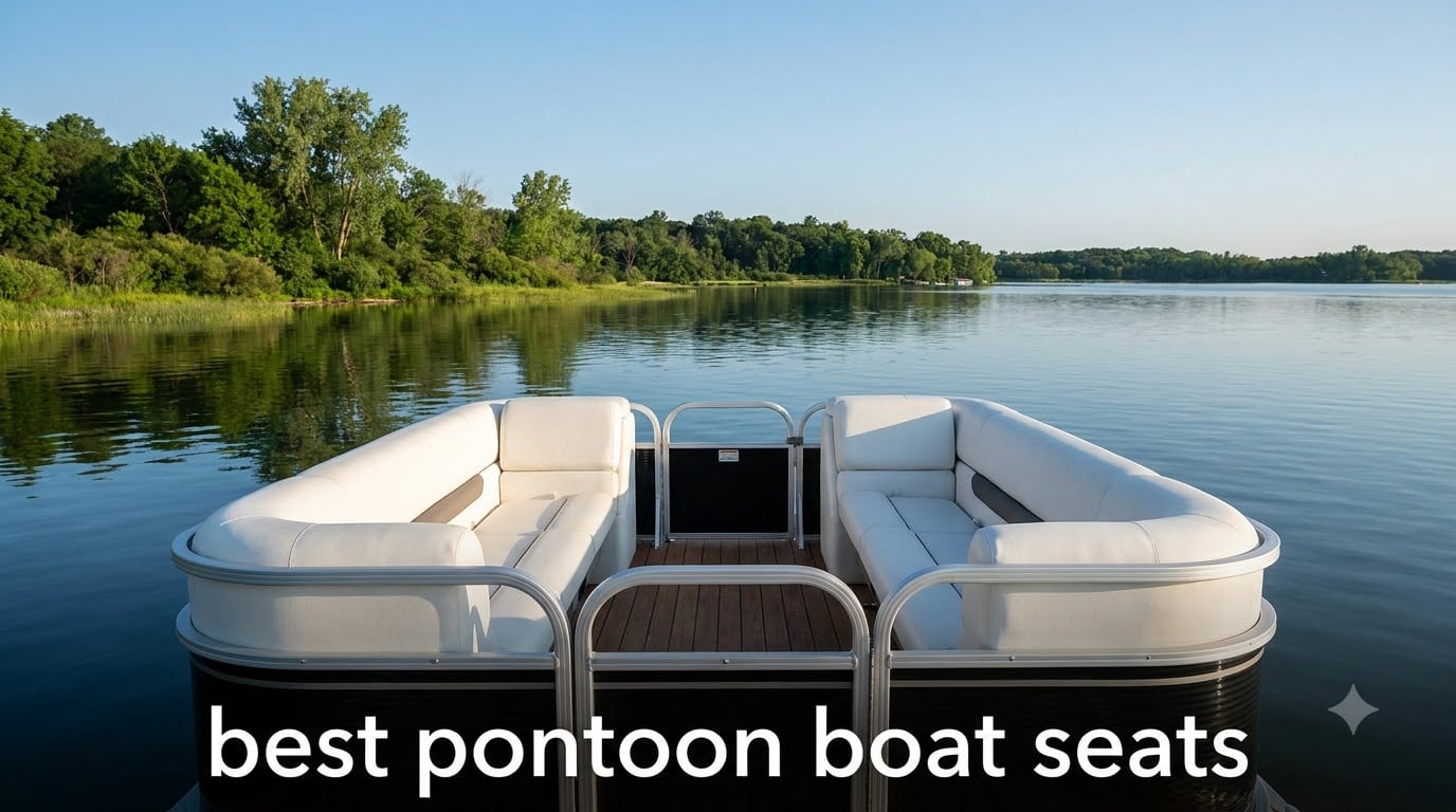best pontoon boat seats