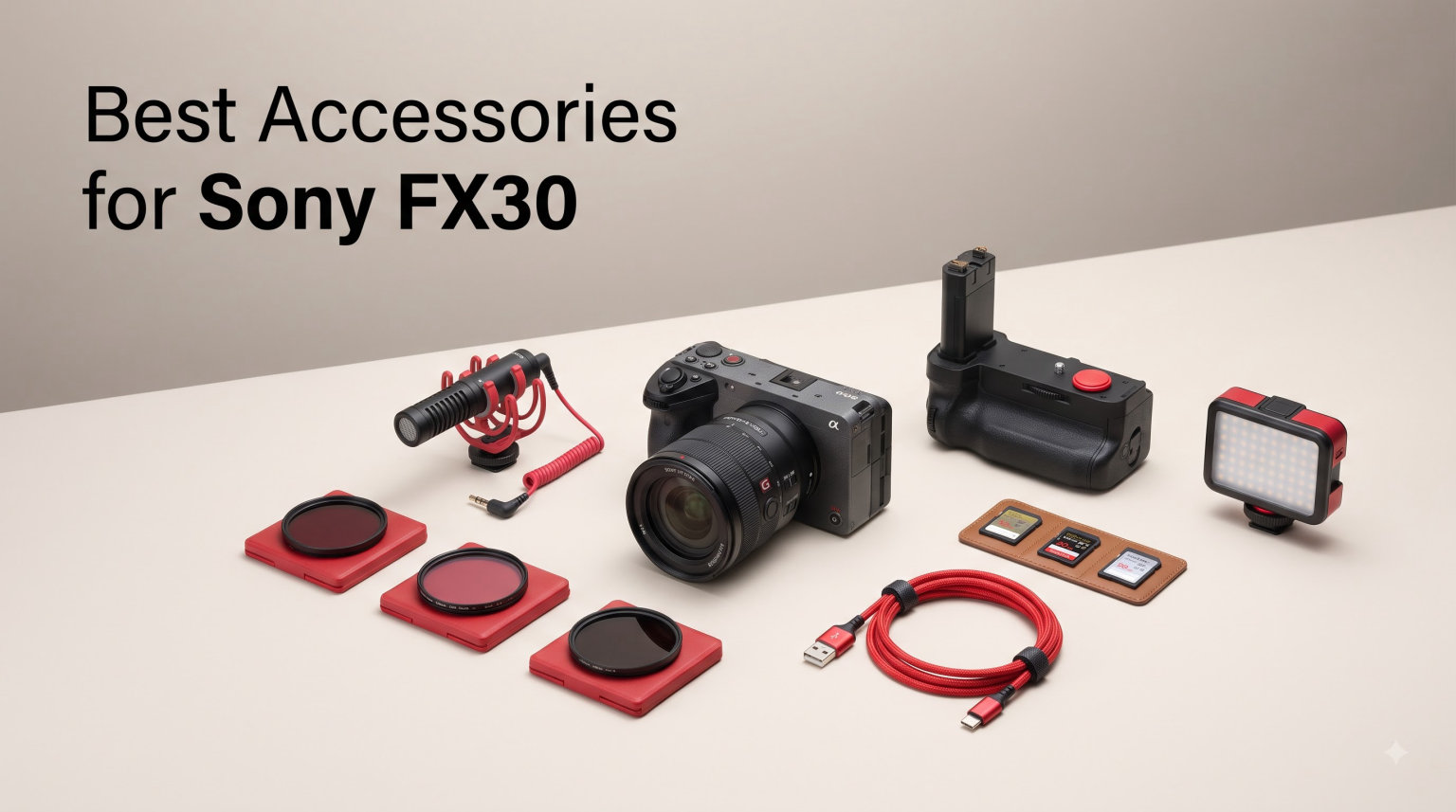 Best Accessories for Sony FX30
