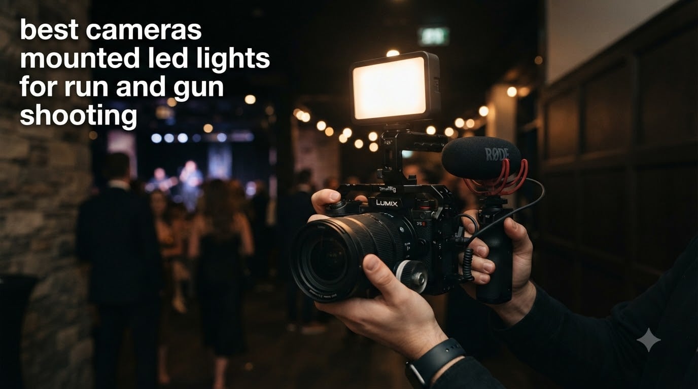 best cameras mounted led lights for run and gun shooting