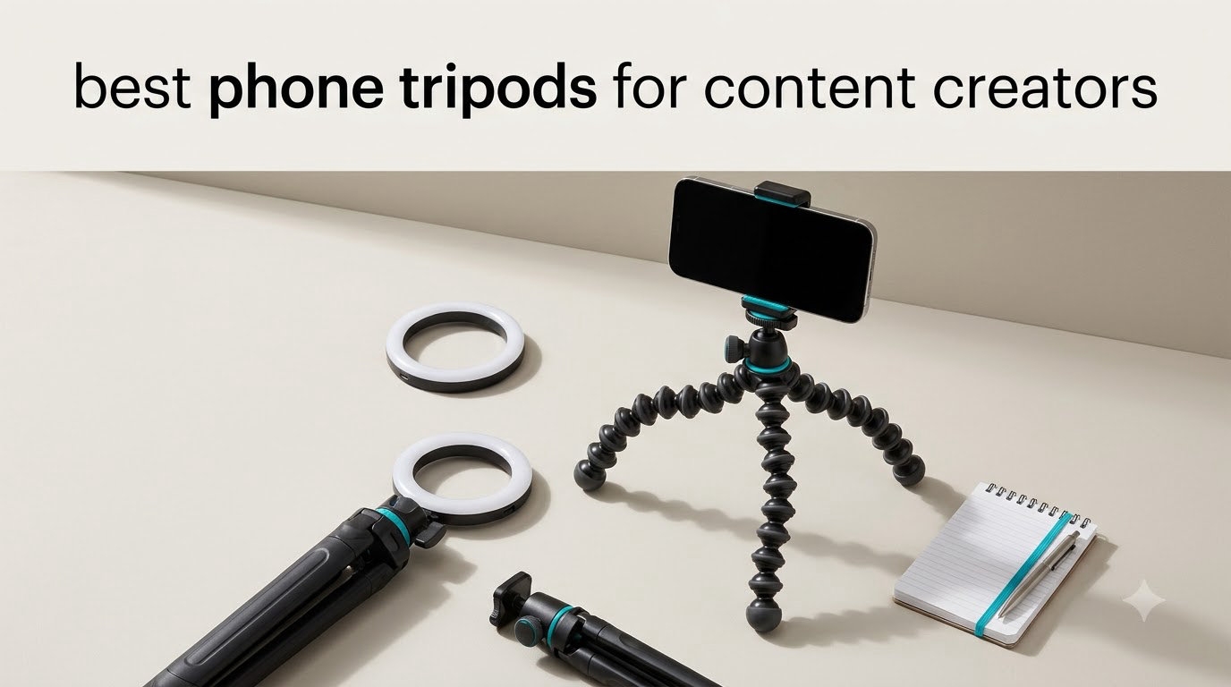 best phone tripods for content creators