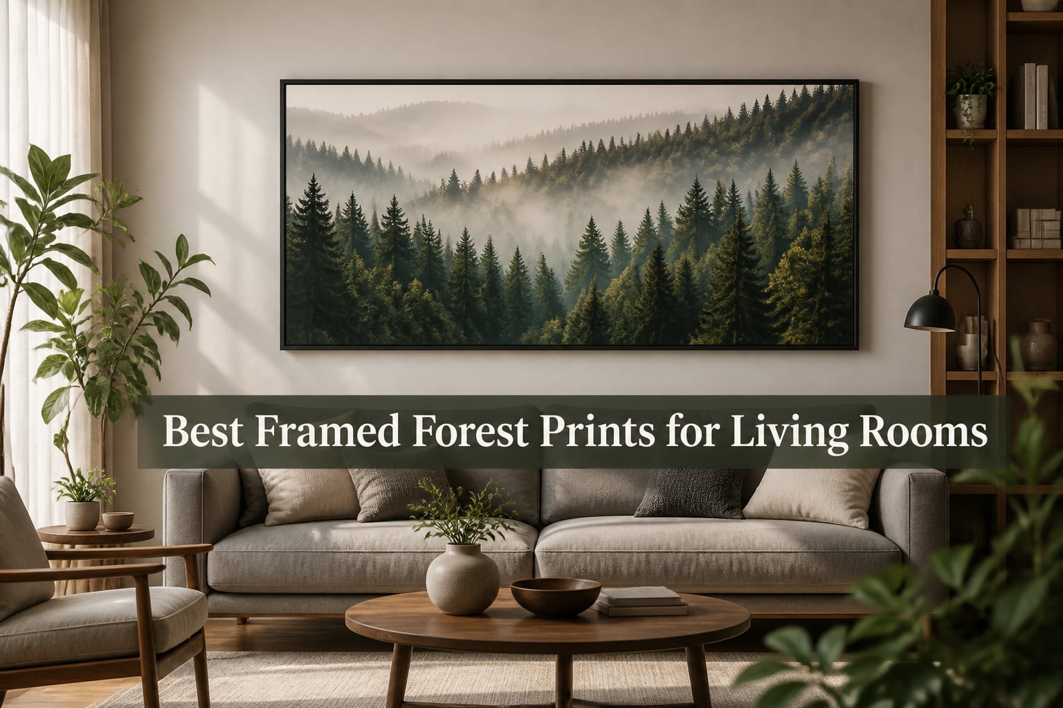 Best Framed Forest Prints for Living Rooms