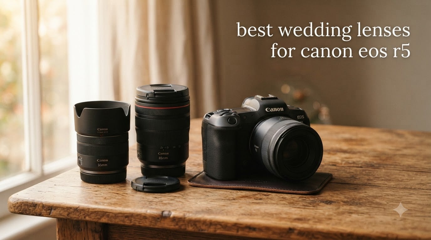 best wedding lenses for canon eos r5