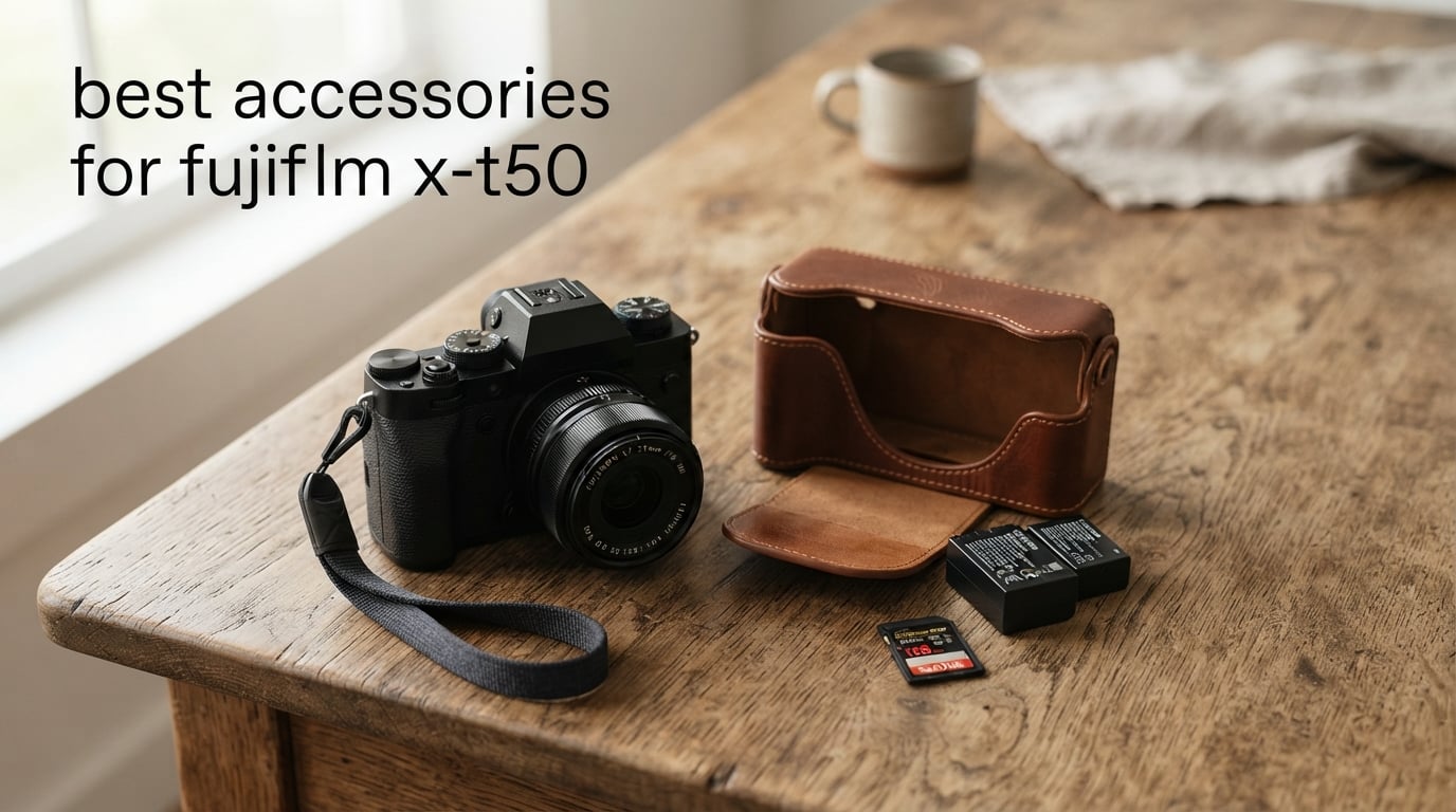 best accessories for fujifilm x-t50