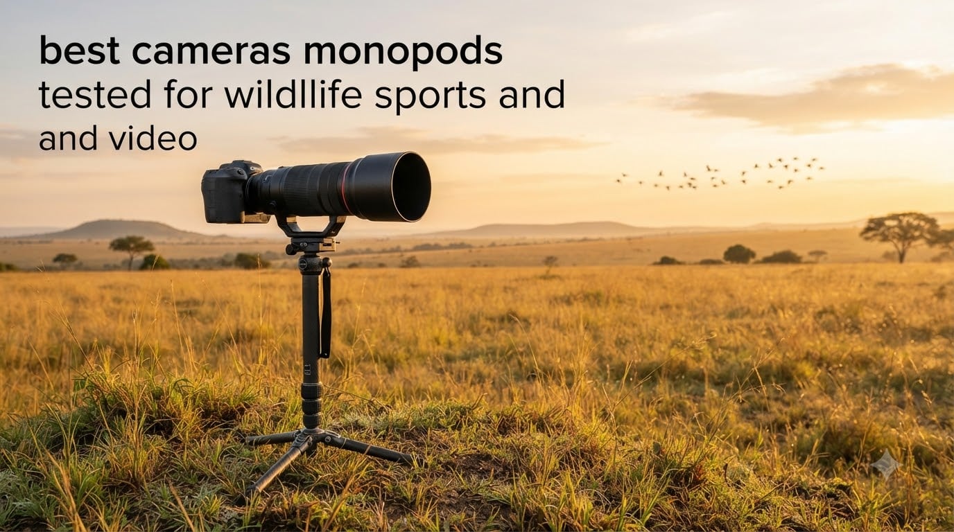 best cameras monopods tested for wildlife sports and video