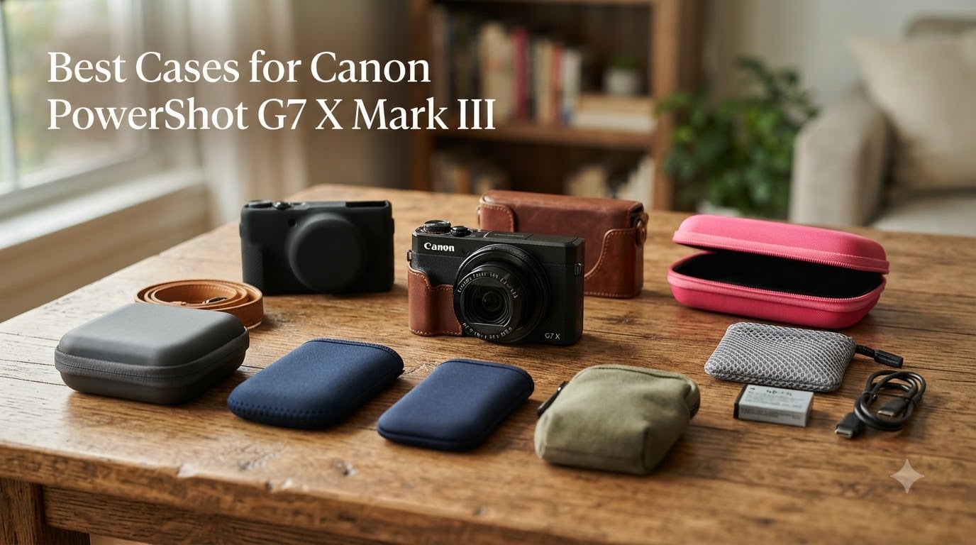 Best Cases for Canon PowerShot G7 X Mark III