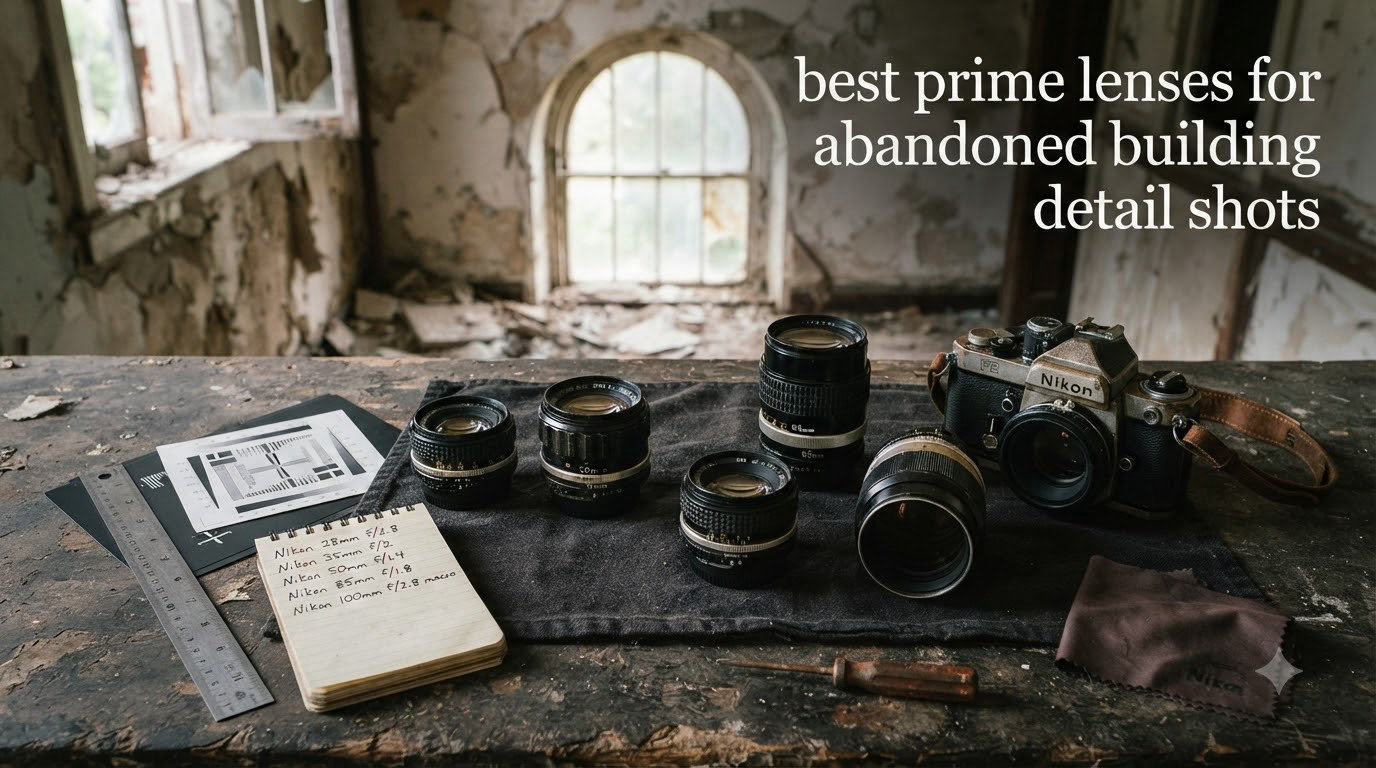 best prime lenses for abandoned building detail shots