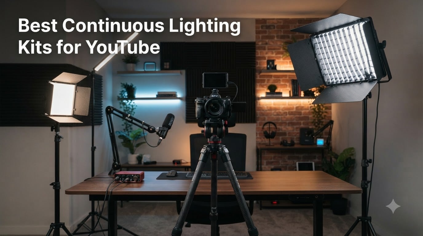 Best Continuous Lighting Kits for YouTube