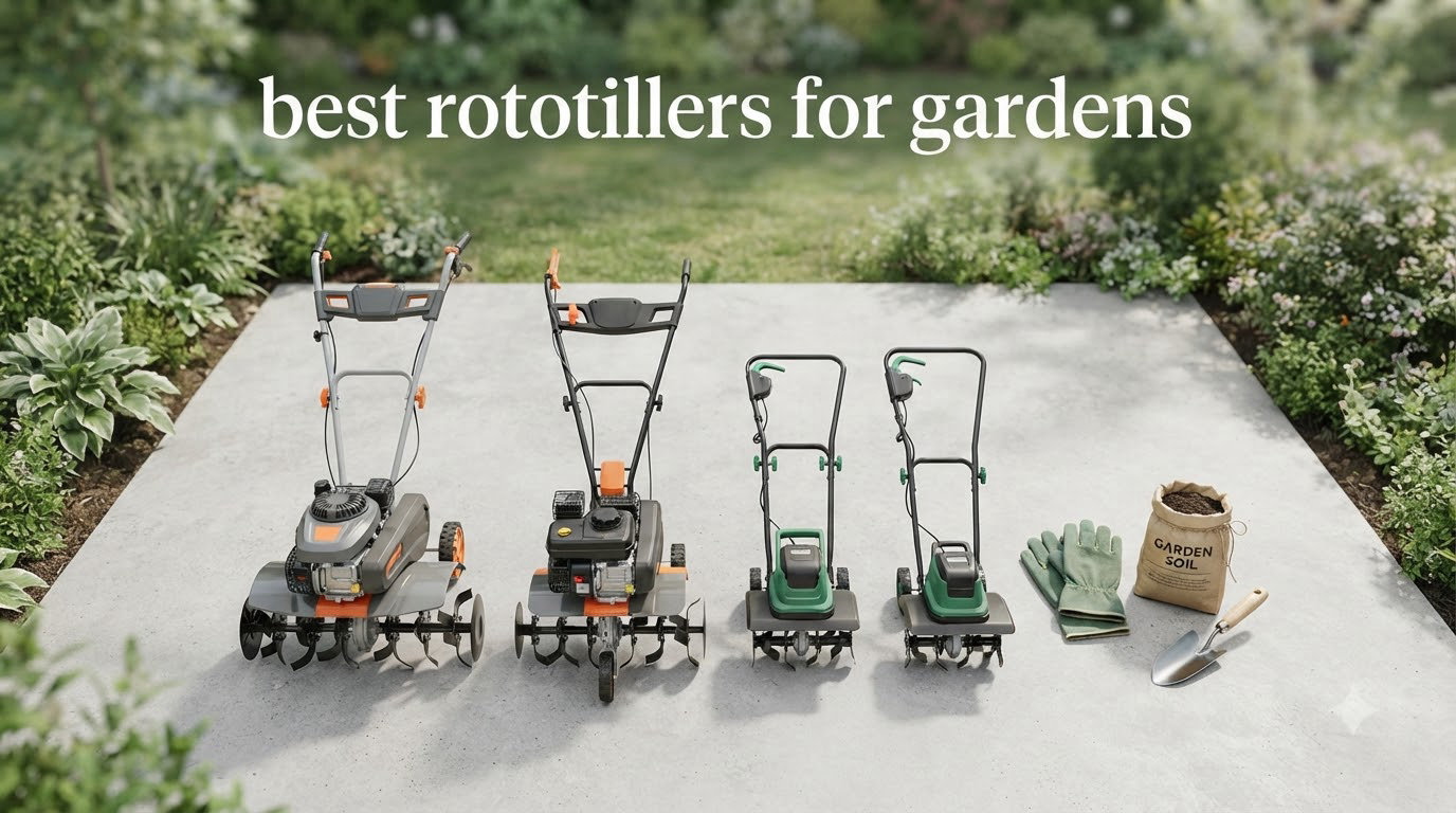 best rototillers for gardens