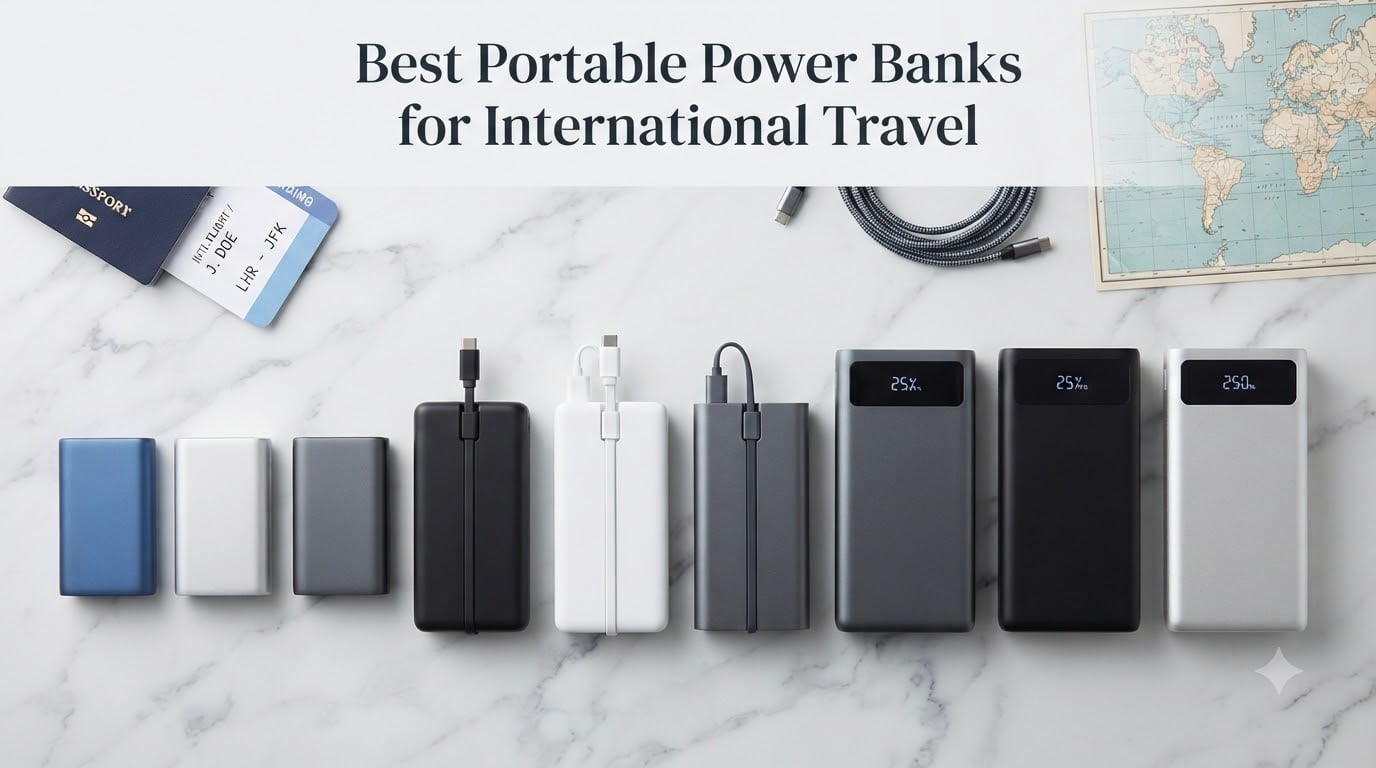 Best Portable Power Banks for International Travel