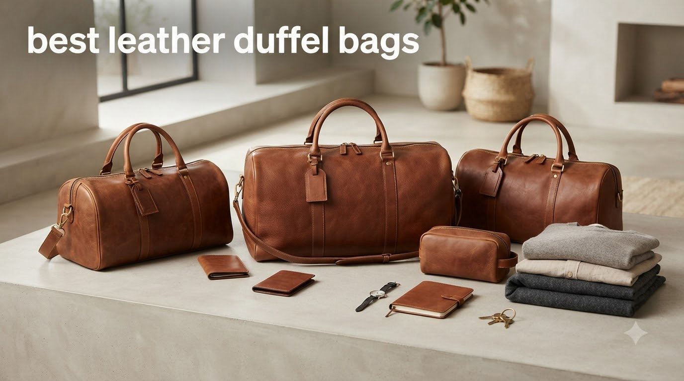 best leather duffel bags
