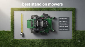 best stand on mowers