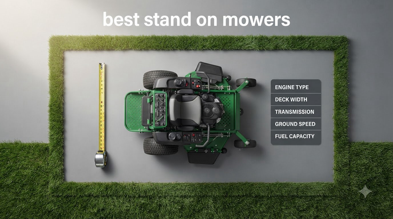 best stand on mowers