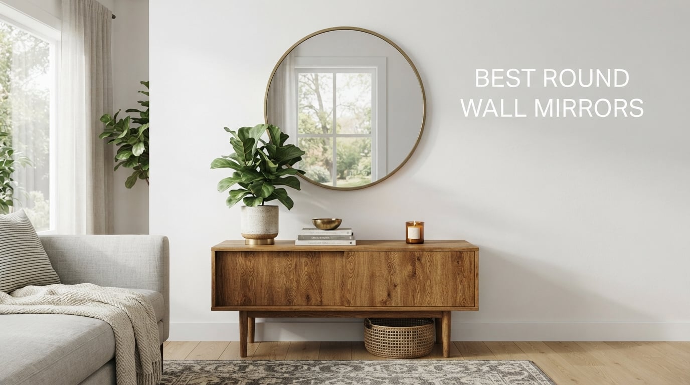best round wall mirrors