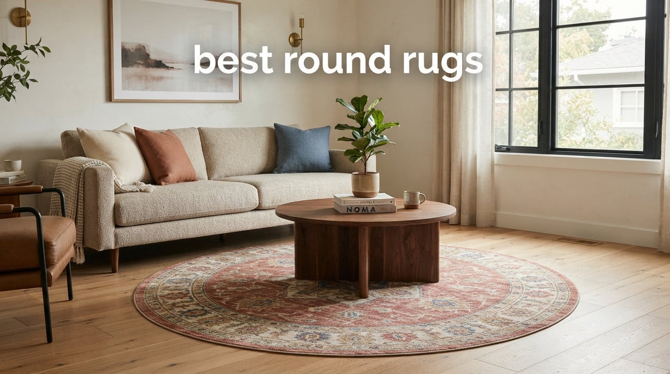 best round rugs